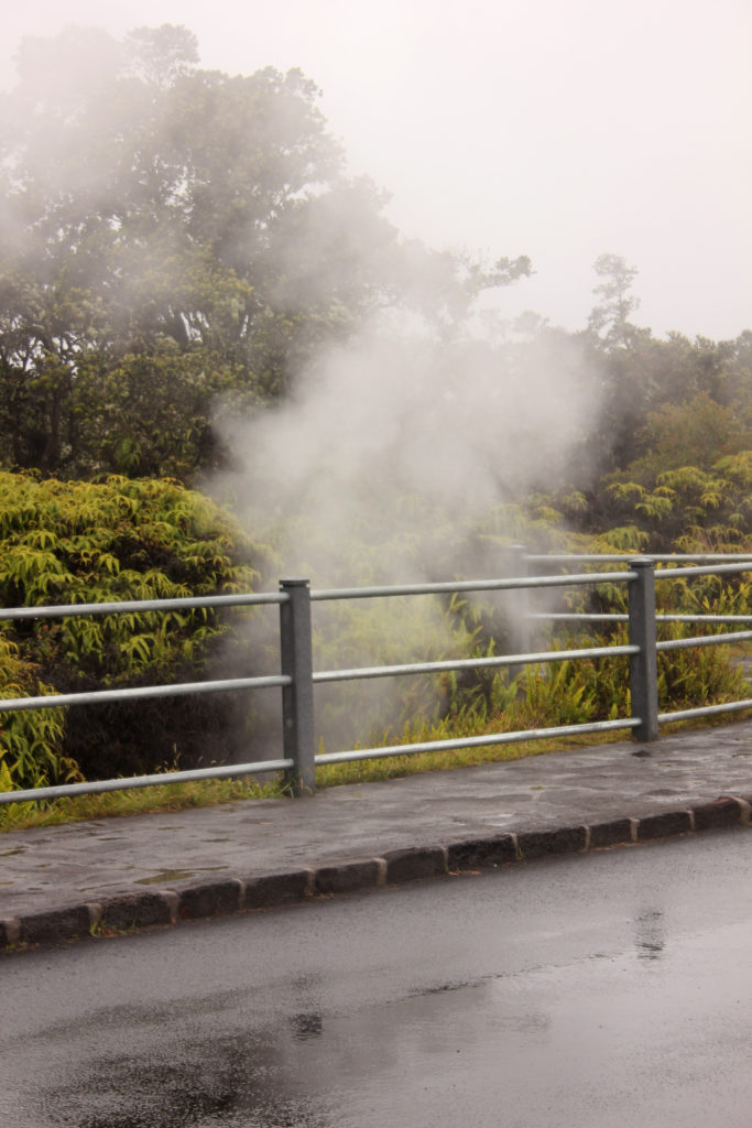 Steam at Hawaiian National park