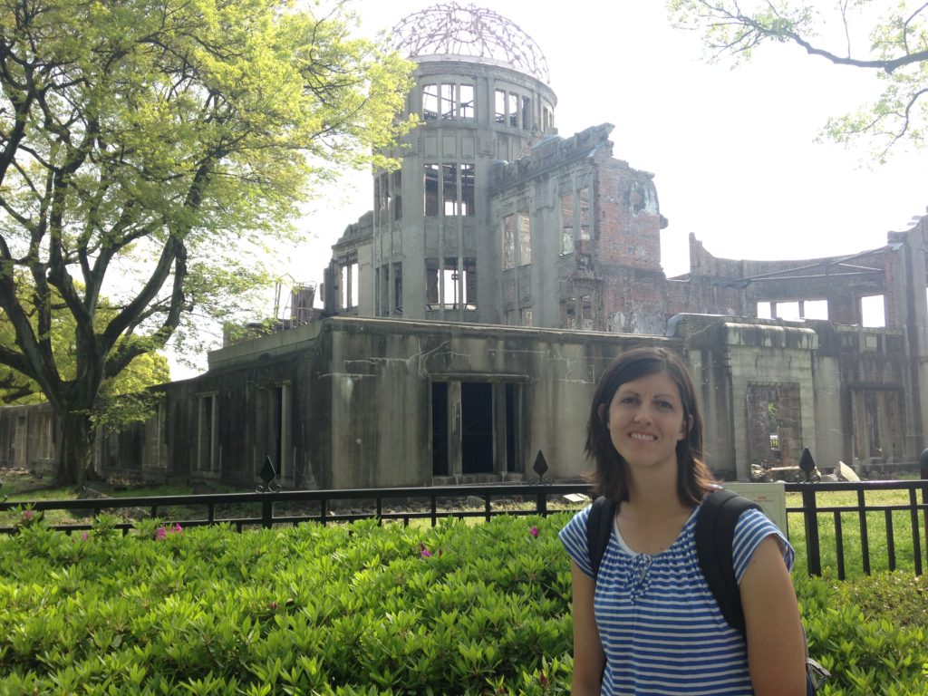 Hiroshima Peace park Hollow dome