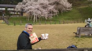 Mcdonalds while seeing Cherry Blossoms