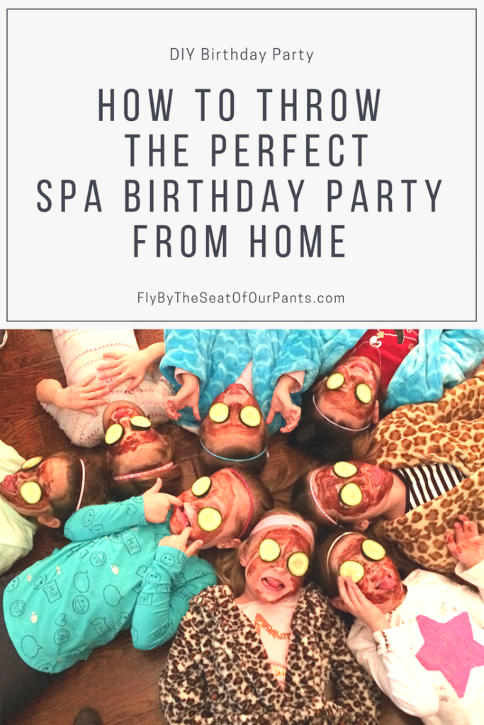 pin for Spa Birthday Party DIY 