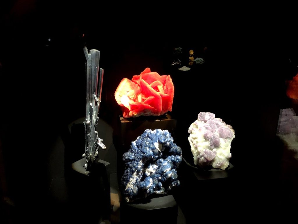 4 different unique gems found at the Perot Museum
