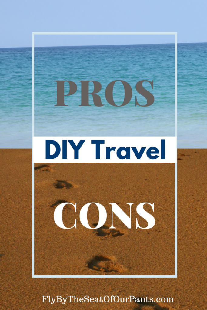 Pin for Pros and Cons of DIY travel.