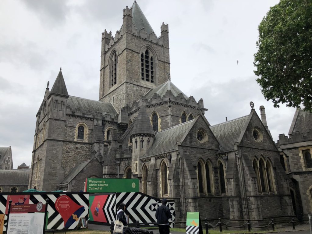 Christs Church Cathedral and Dublin in Ireland