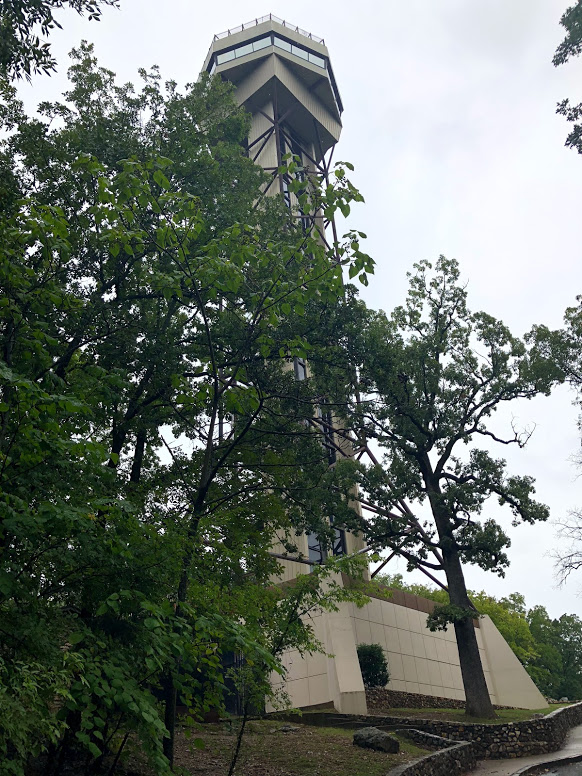 Mountain tower at Hot Springs National Park