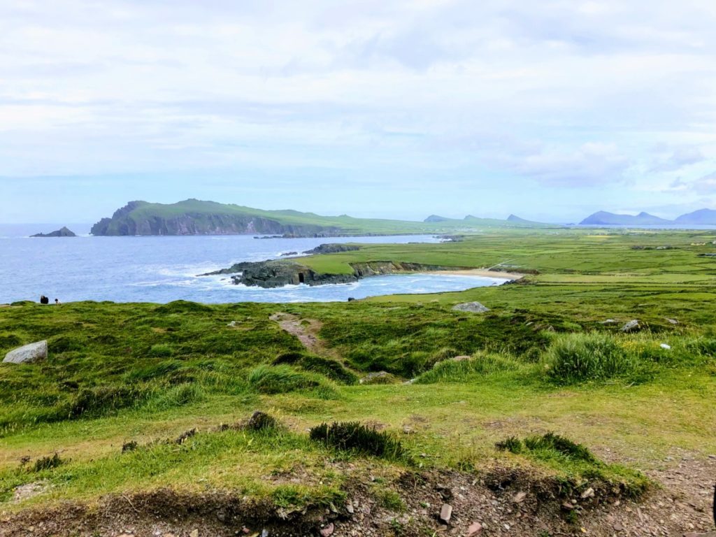 The View from Clogher Head Car Park on Dingle Peninsula, Ireland