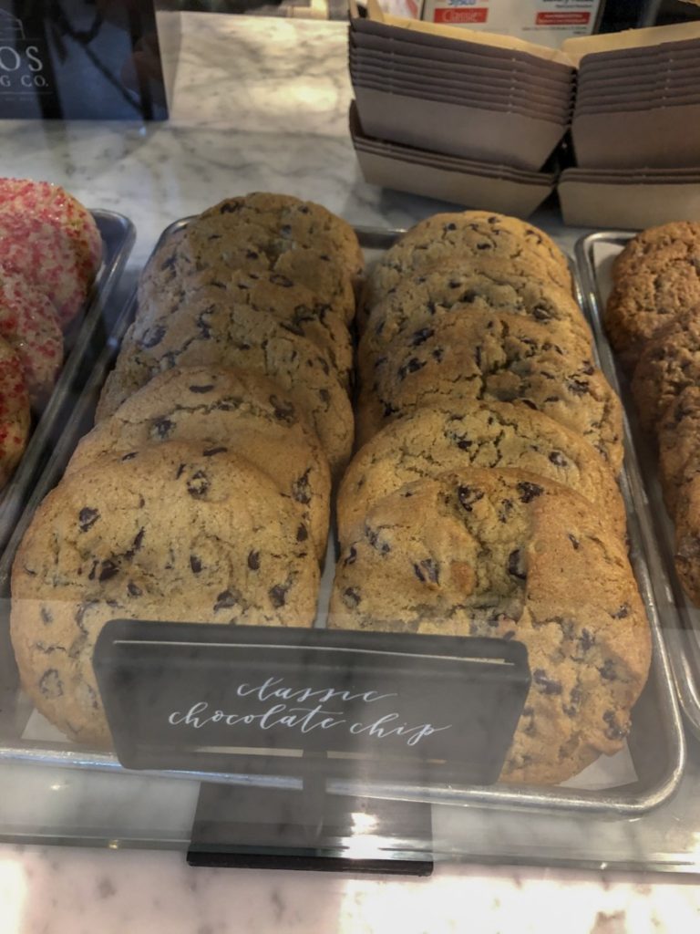 Classic Chocolate Chip cookies at the Silos Baking co, Waco