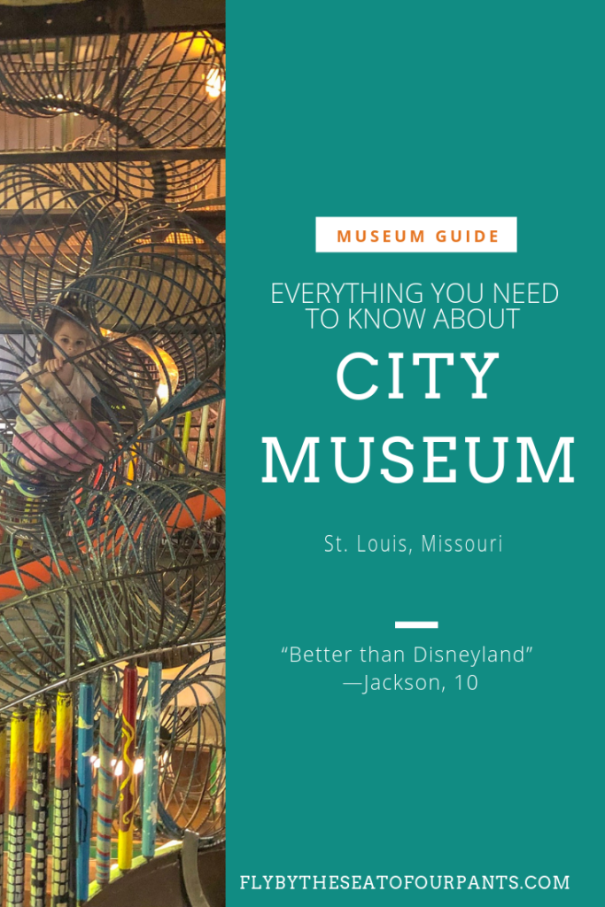 pin for museum guide to the City Museum