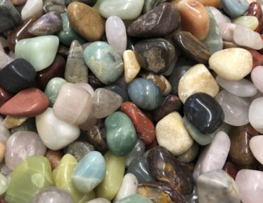 colorful Gemstones from Johnson's Rock Shop in Livingston, Texas