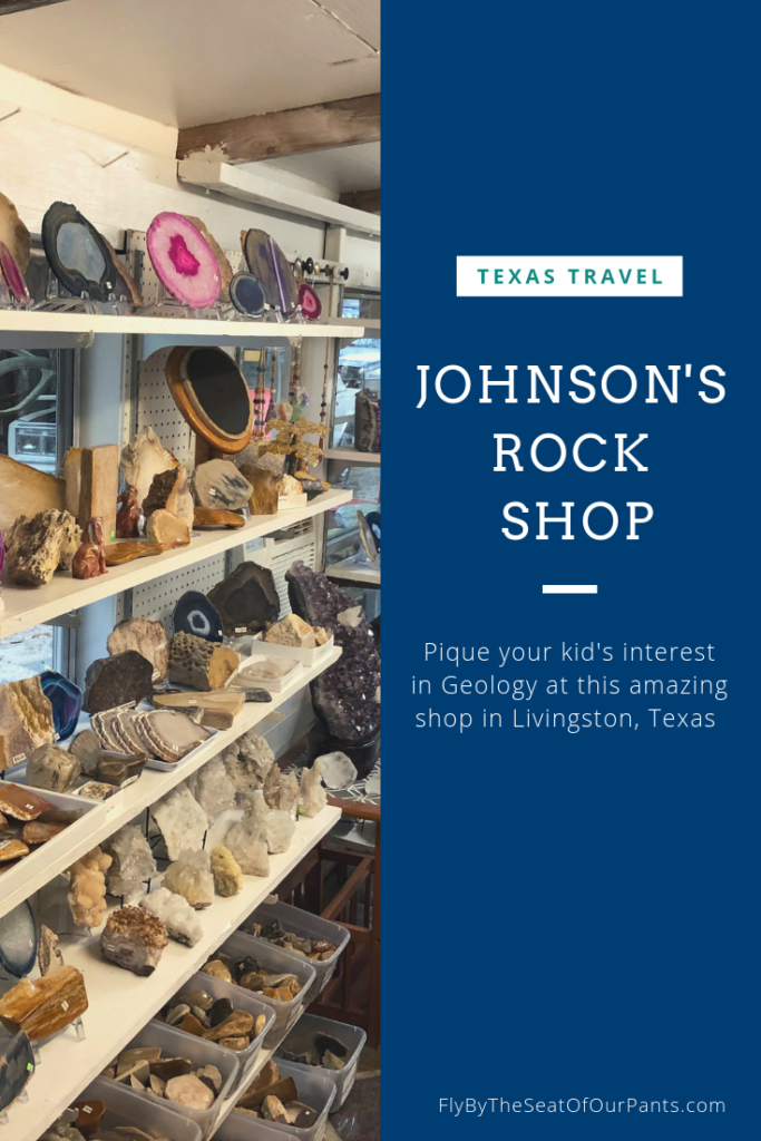 Pin for Johnson's Rock Shop in Livingston, Texas