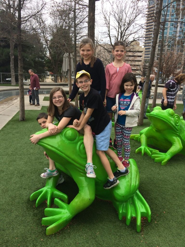 Outside Play area at Perot Museum in Dallas 