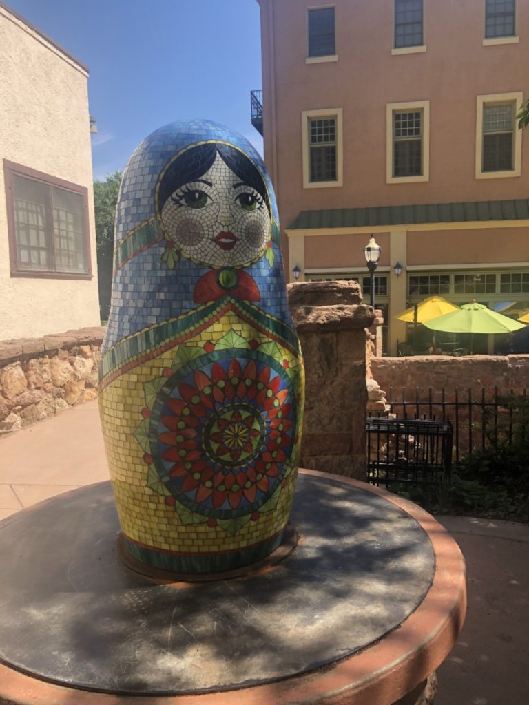 Lifesize Russian Doll in Manitou Springs, Colorado