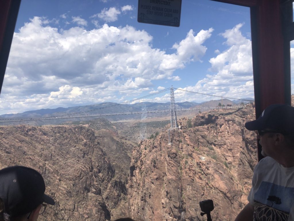 Gondola view of Tommy Knockers Playland at Royal Gorge and Bridge Park