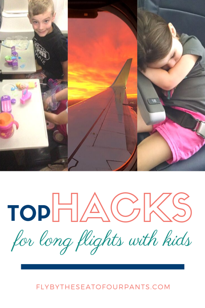 What to do on a flight with kids pin for pinterest