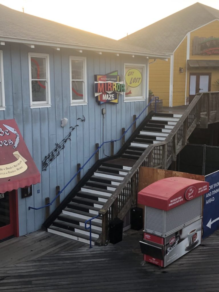 the Musical Stair on PIer 39 in San Francisco