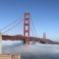 Fog under the Golden Gate Bridge for what to do in San Francisco