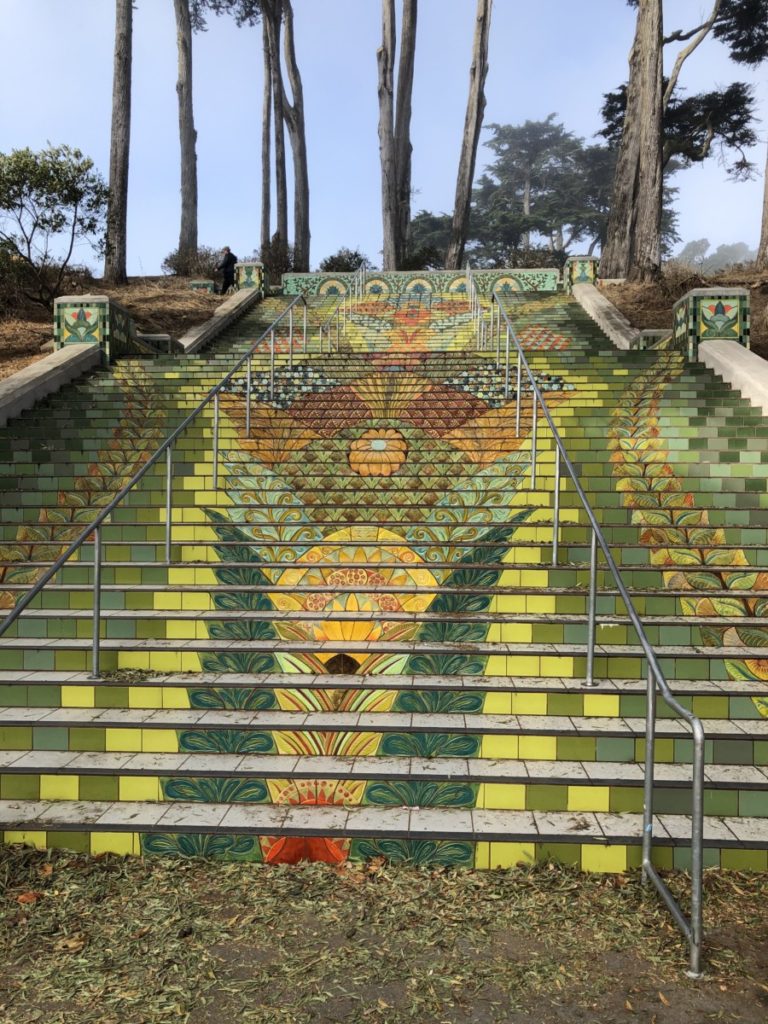 Steps at Lands End Trail for things to do in San Francisco