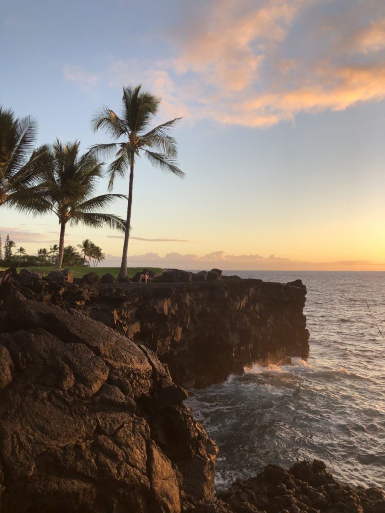 Cliffs of Hawaii near the Sheraton, Kona