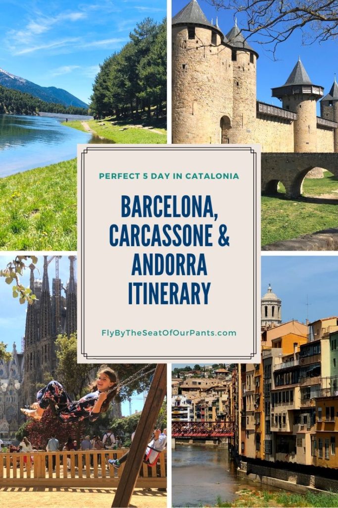 pin for catalonia, Andorra, Costa Brava itinerary for what to do near Barcelona