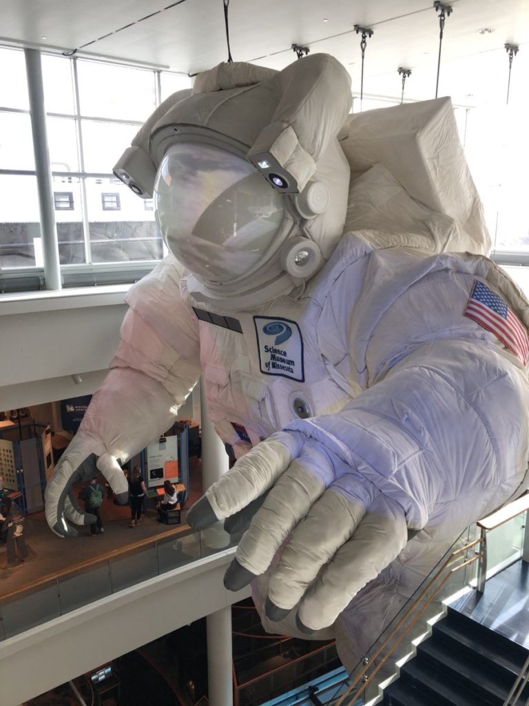 Giant Astronaut at the Minnesota Science Museum