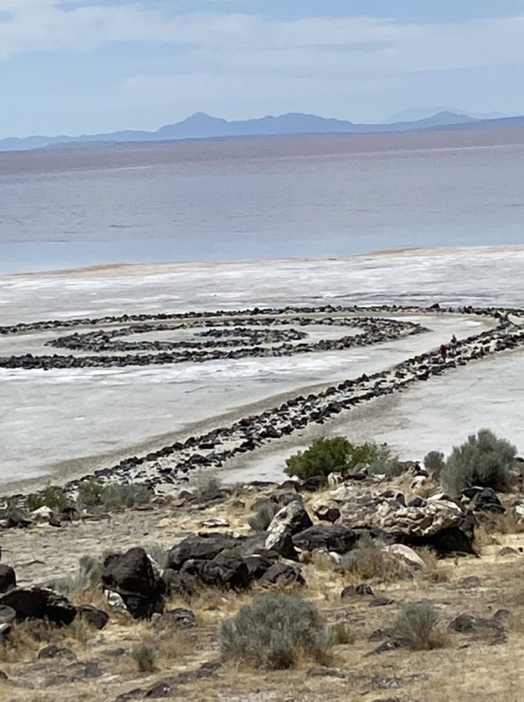 Spiral Jetty at the Great Salt Lake
