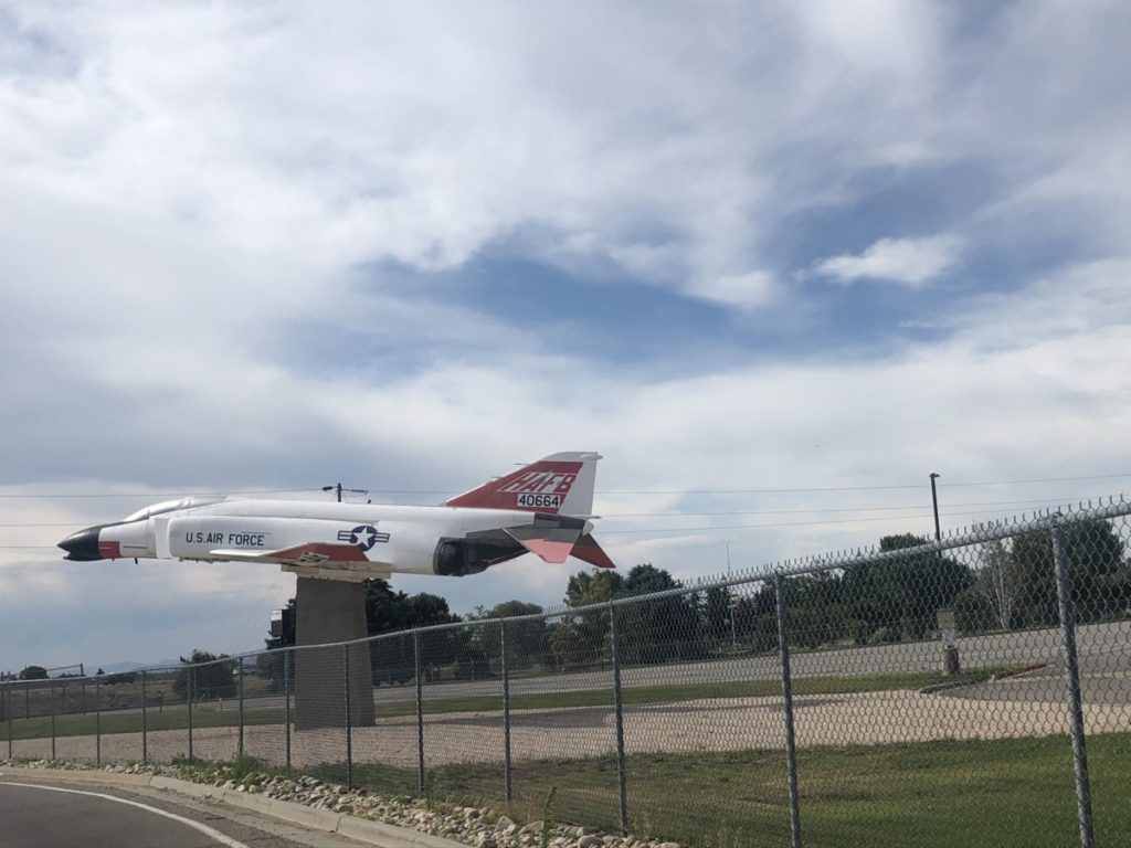 Jet on display at Hill Air force Base Museum