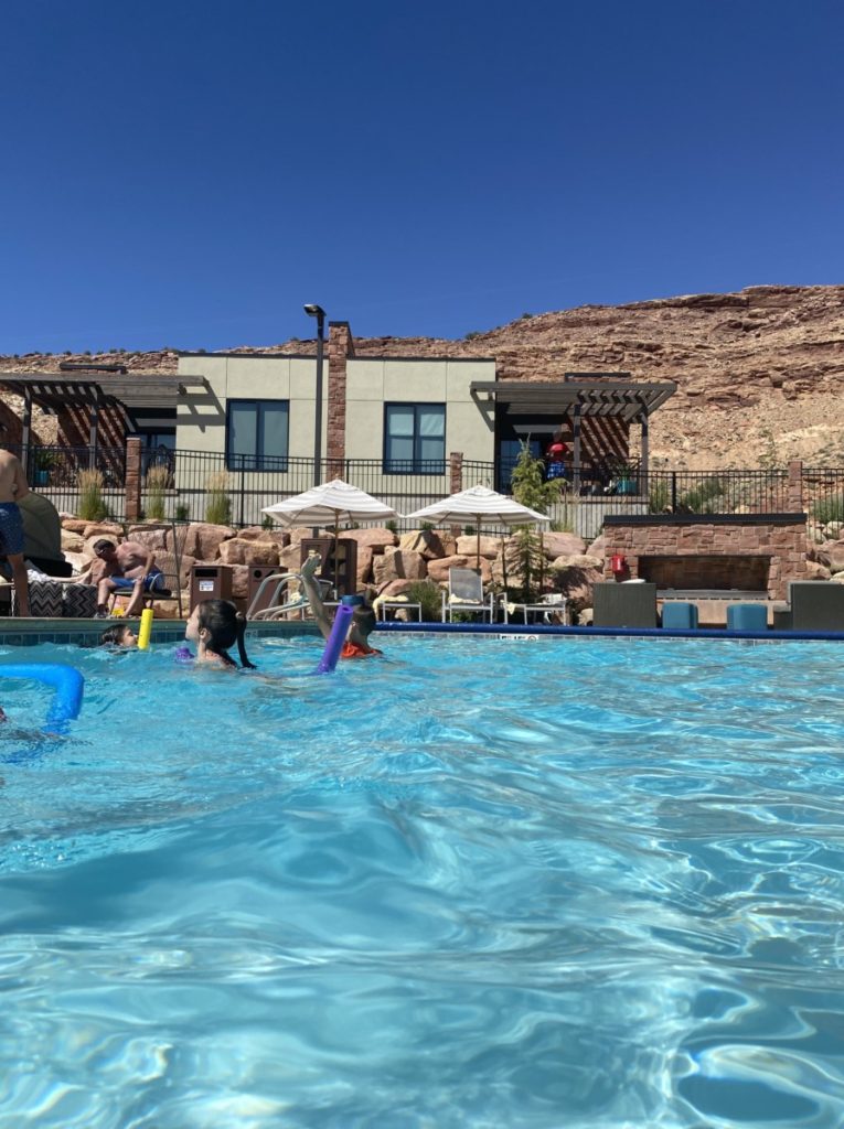 Hyatt place in Moab Pool at Casita