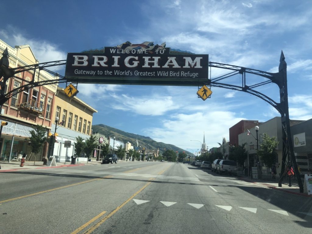 Brigham City Main Street Sign