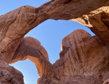 Double Arch at Windows SEction in ARches National Park