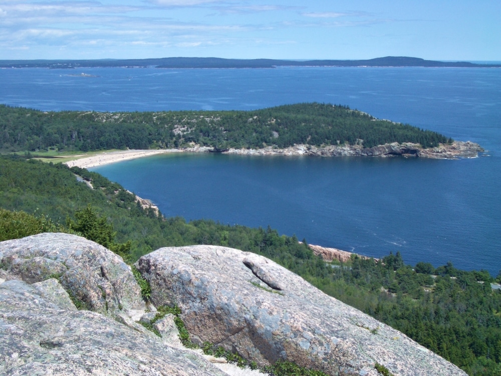 Sand Beach in Acadia National Park in Maine