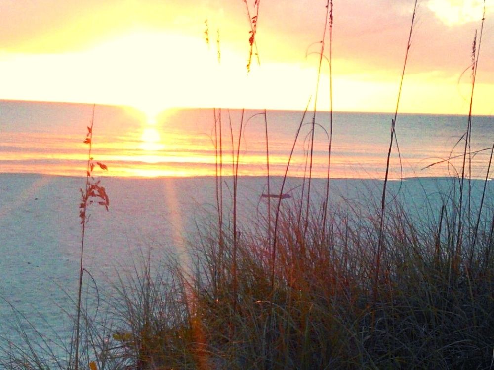 Anna Maria Island sunset on the beach