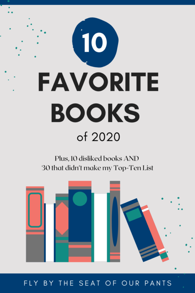 10 favorite books of 2020 Pinterest graphic