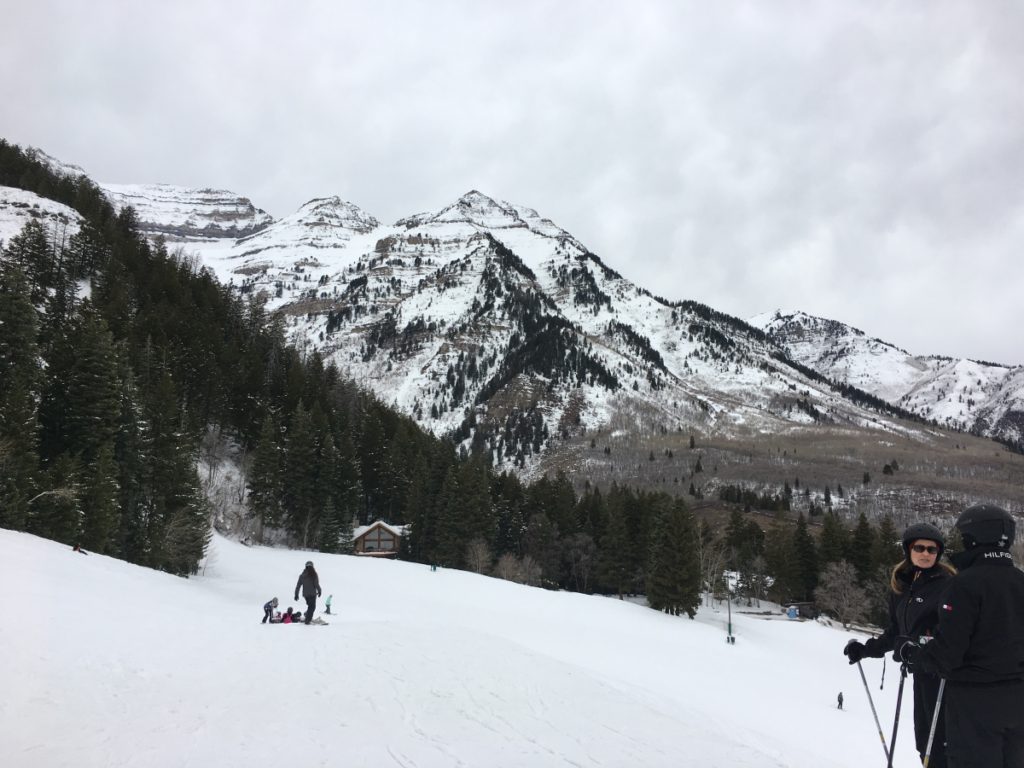 snowy mountains at Sundance Resort in Utah