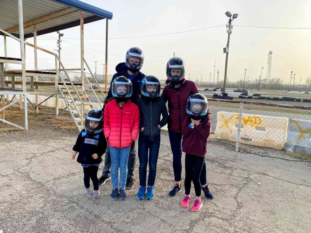 Family of 6 at RimRock raceway