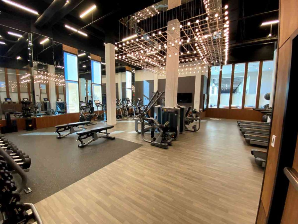 Fitness Room at Odessa Marriott Hotel