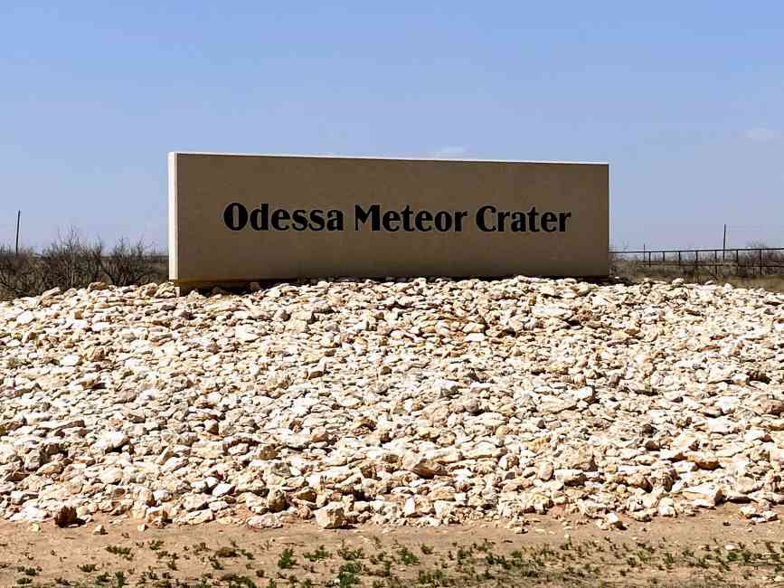 Odessa Meteor Crater in Texas