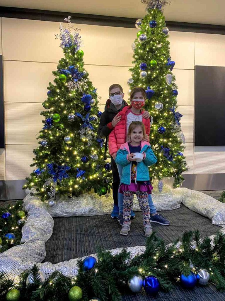 DTW Airport Christmas Tree Decor