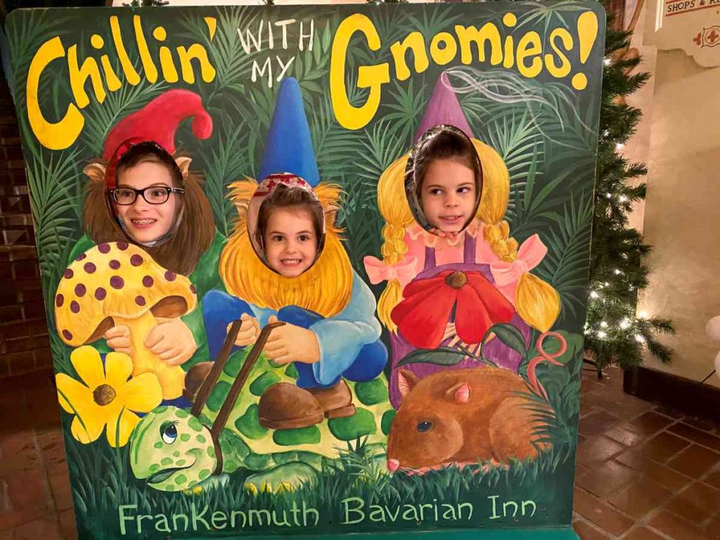 3 kid Gnomes in Frankenmuth