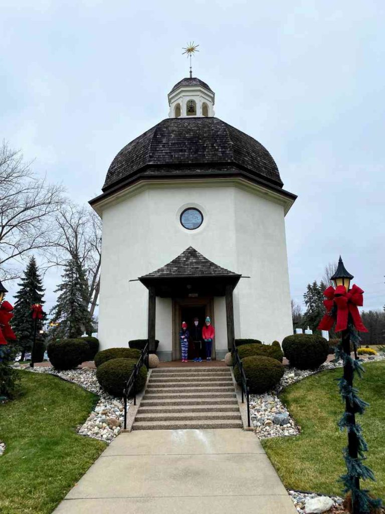 silent night Chapel at Bronners in Frankenmuth