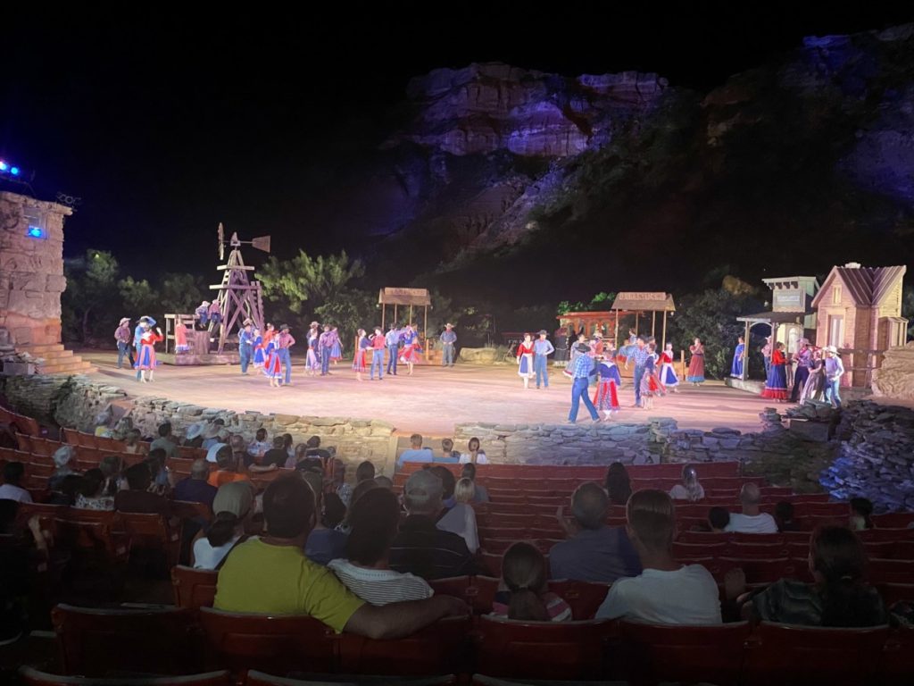 Texas Outdoor Musical stage in Palo Duro Canyon State Park