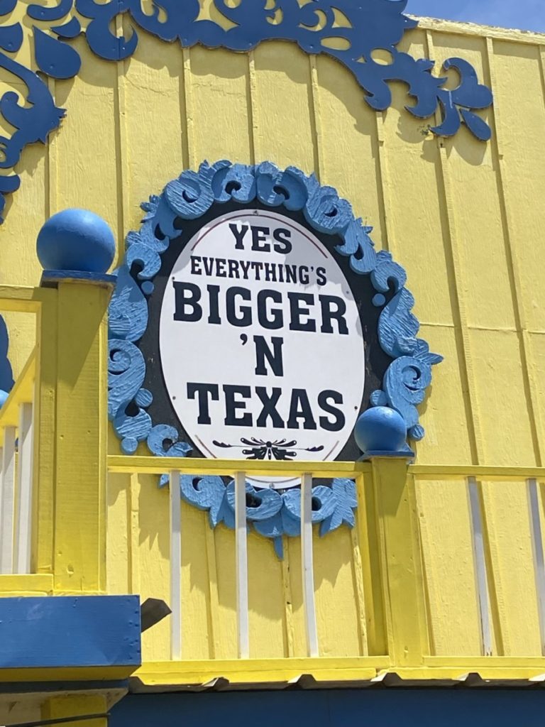 Everything is bigger in Texas - Big Texan Restaurant Amarillo Texas
